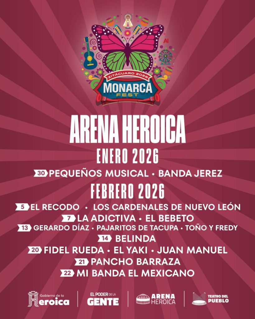 Monarca Fest 2026 se luce con presentaciones de Belinda, Pancho Barraza y La Adictiva en Zitácuaro. 615977432 1315871167245137 8845199356980601509 N 819x1024